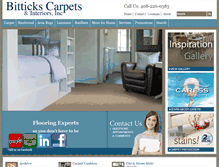 Tablet Screenshot of bittickscarpets.com